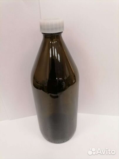 Бутылки химические темное стекло на 1 литр