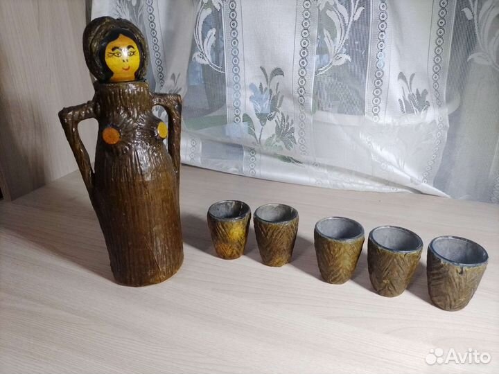 Графин с рюмками СССР винтаж