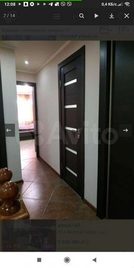 3-к. квартира, 73 м², 5/6 эт.