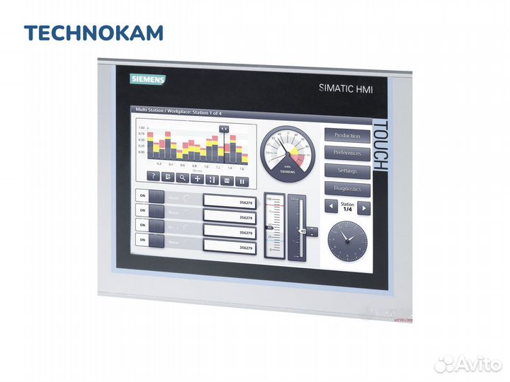 Siemens 6AV2124-0JC01-0AX0 Панель Оператора Simati