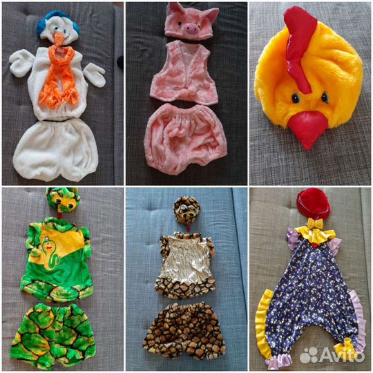 Костюмы на прокат новогодние и военные