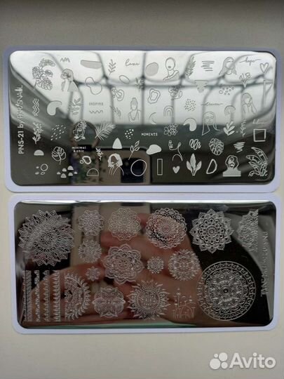 Пластины для стемпинга Paris Nail, лаки д/стемпинг