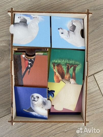 Пазлы для малышей деревянные