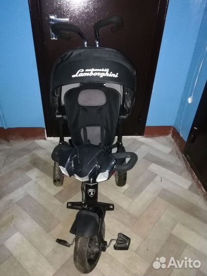 Детский трехколесный велосипед lamborghini