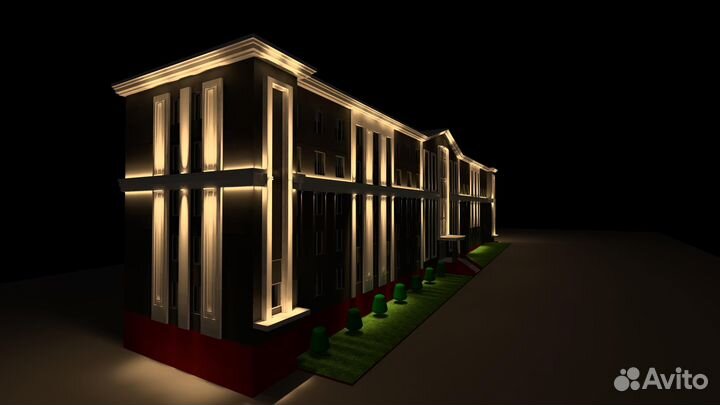 Дизайн-проект освещения квартиры или фасада здания