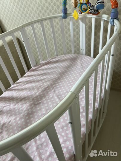 Детская кровать трансформер 7в1 с маятником