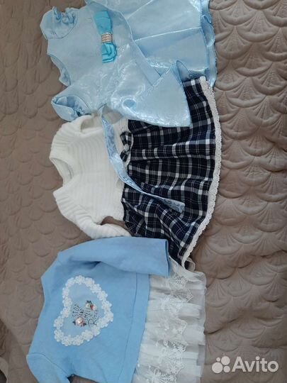 Большие пакеты вещей на девочку+пакет на мальчика