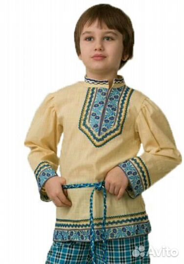 Косоворотка 140-152 народная рубашка