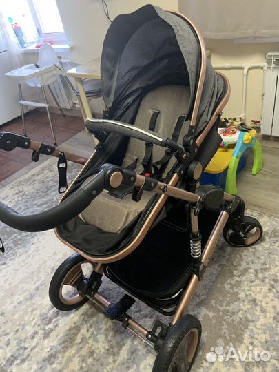 Коляска 2 в 1 wisesonle