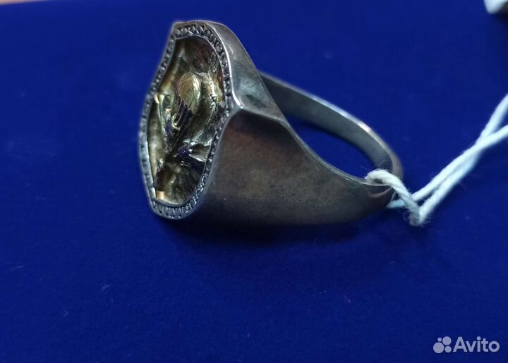 Перстень вдв серебро