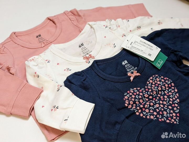 H&m 62 пижама/комплект для девочки