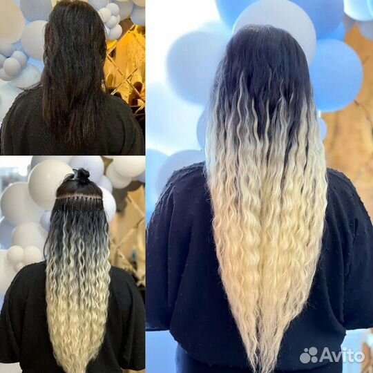 Афронаращивание, афрокудри, афрокосы, сенегальские