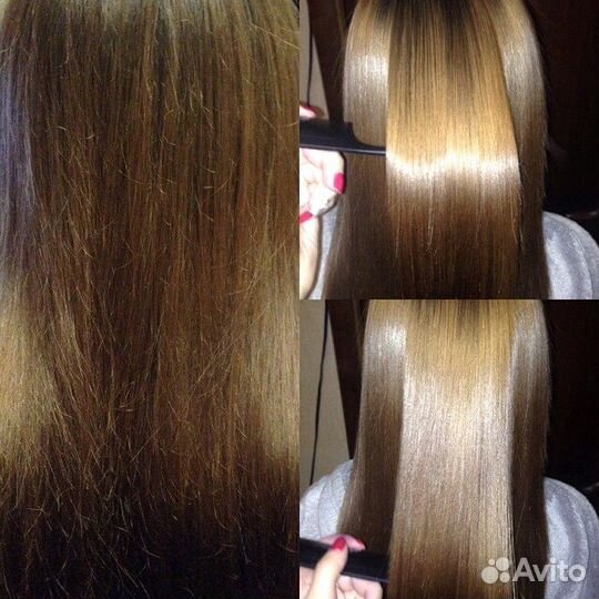 Полировка волос, холодное восстановление