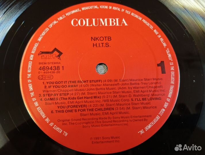 Nkotb H.I.T.S винил 1991 hip hop Holland