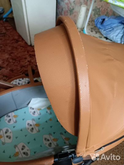 Коляска 2 в 1 эко кожа