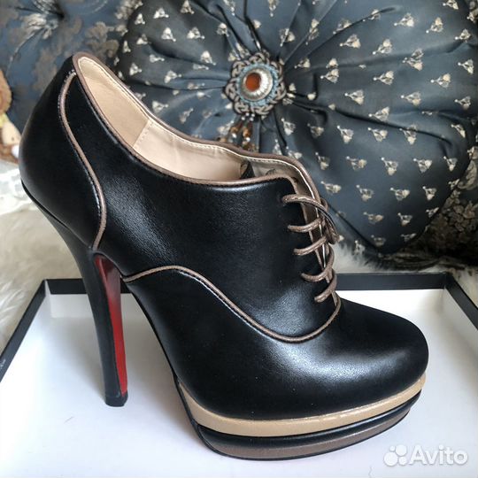 Ботильоны женские 38 размер натуральная кожа новые