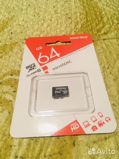 Карта памяти MicroSD 32 & 64 гб
