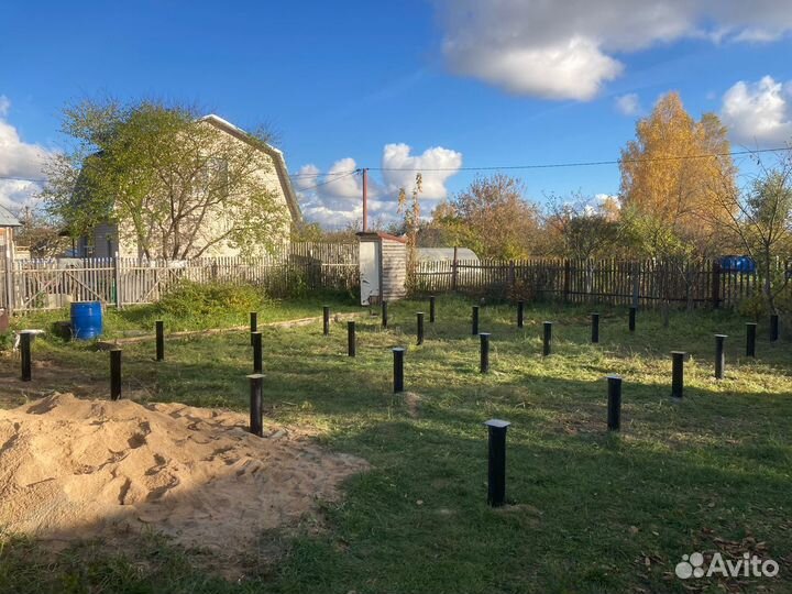 Винтовые сваи. Установка за 1 день