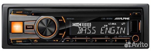 Alpine CDE-181RM Bluetooth Оригинал RCA 2 пары