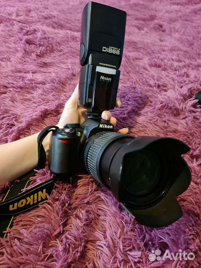 Фотоаппарат Nikon D3100 Kit 18-105 VR + вспышка