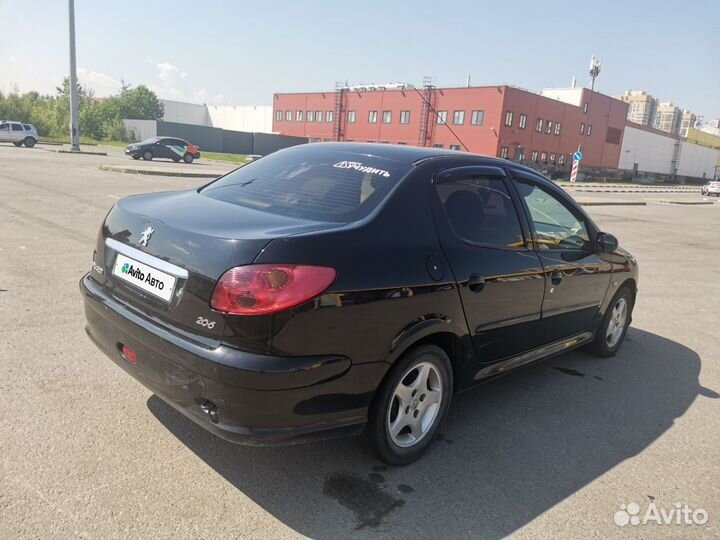 Peugeot 206 1.6 AT, 2007, 188 000 км