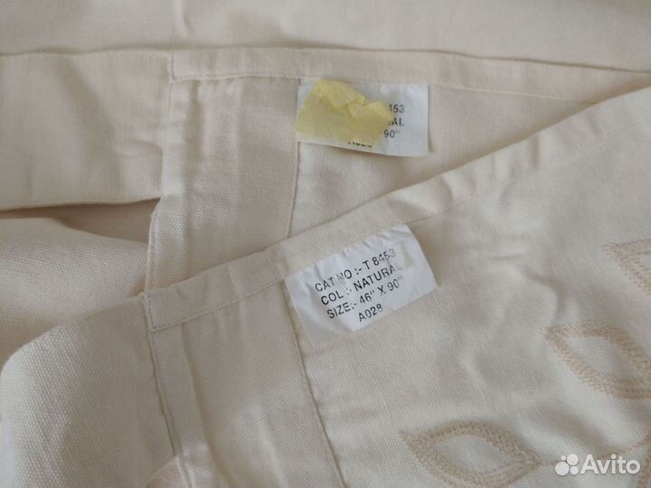 Шторы с вышивкой,хлопок, покрывало Германия