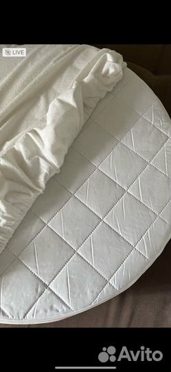 Матрас детский круглый и овальный