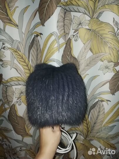 Шапка норковая женская