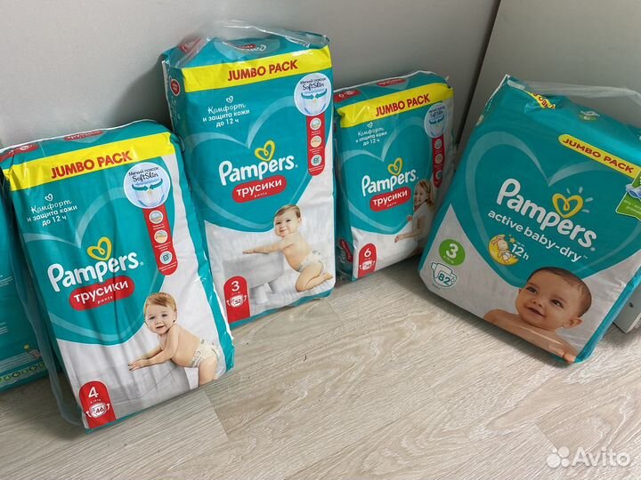 Подгузники трусики pampers premium 2 3 4 5