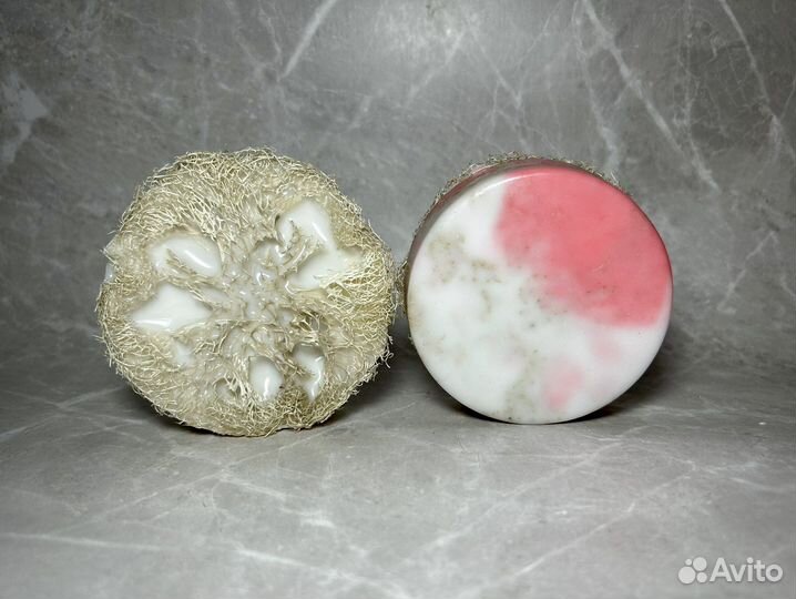 Массажное мыло с люфой