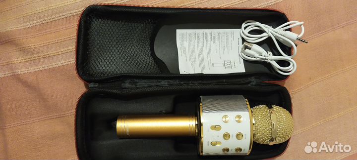 WS-858 караоке микрофон в чехле