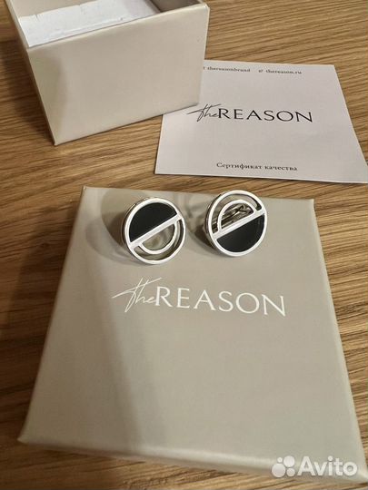 Серьги The Reason: серебро 925, оникс