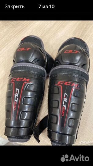 Щитки хоккейные детские