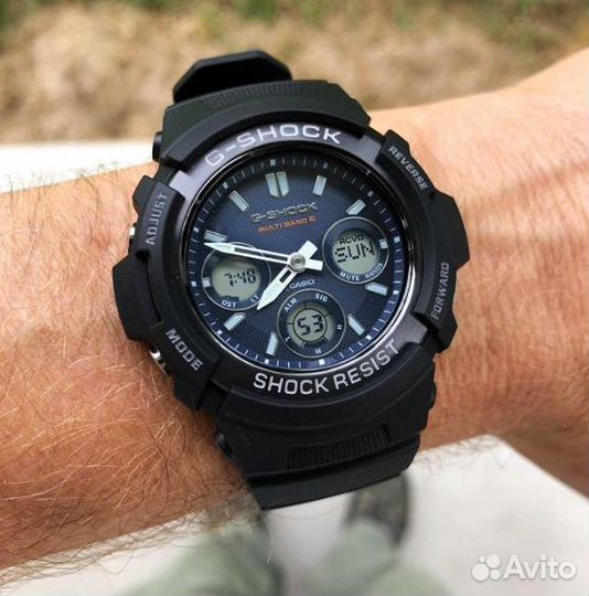 Часы мужские casio G-Shock AWG-M100SB-2A