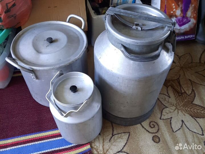 Фляги бидоны алюминиевые