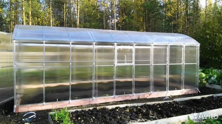 Теплица «Урожайная» прямостенная 3х6