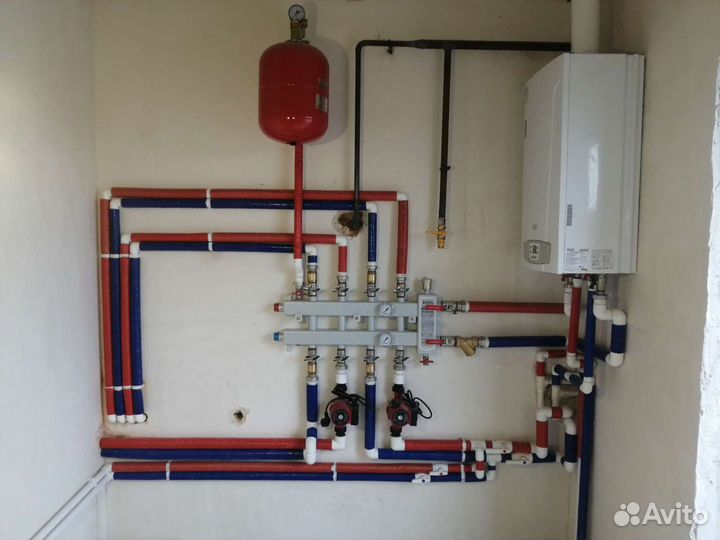 Теплый пол и отопление, водоснабжение