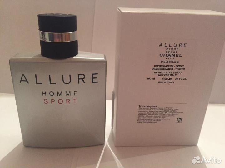 Allure homme sport chanel тестер
