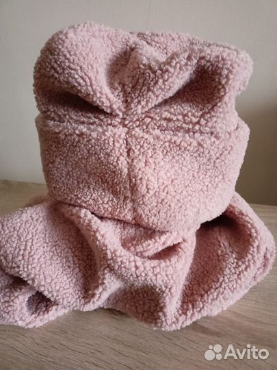 Комплект шапка и снуд женский