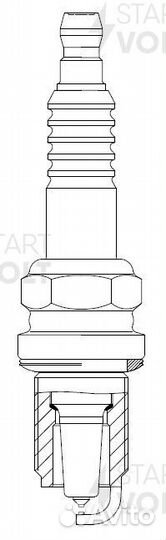 Свеча зажигания Pt+Pt startvolt VSP 1125