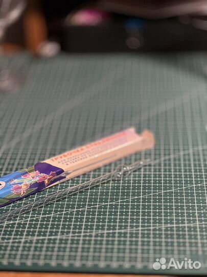 Стеклянная трубочка для батика