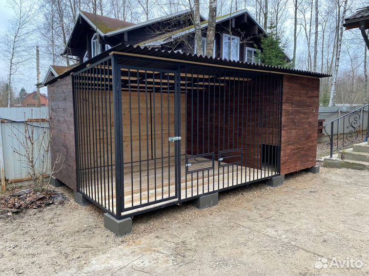 Вольер с зимником