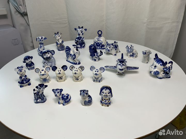 Фигурки гжель новые