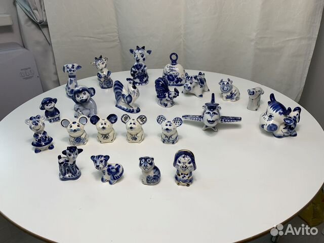 Фигурки гжель новые