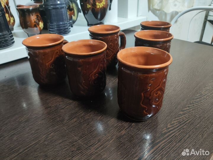 Кружки из глины