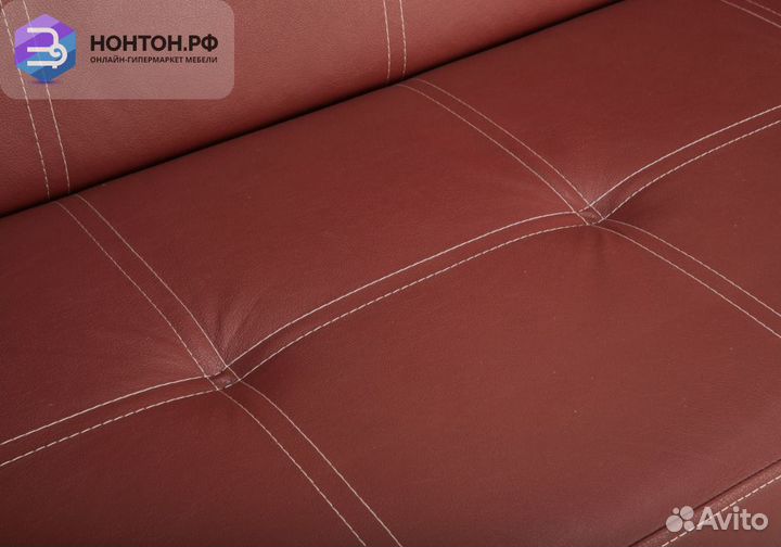 Диван клик-кляк Бомонд бордовый