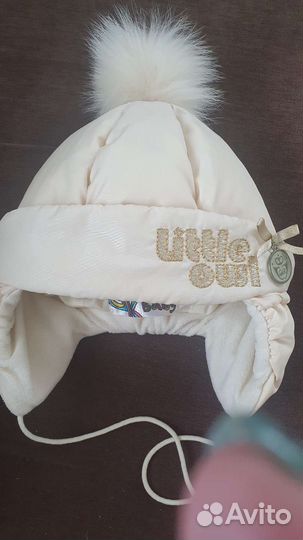 Шапка зимняя для девочки 50 52