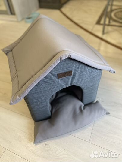 Лежанка домик для собаки
