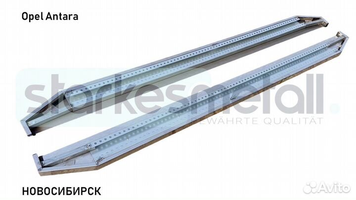 Пороги подножки Opel Antara TOR