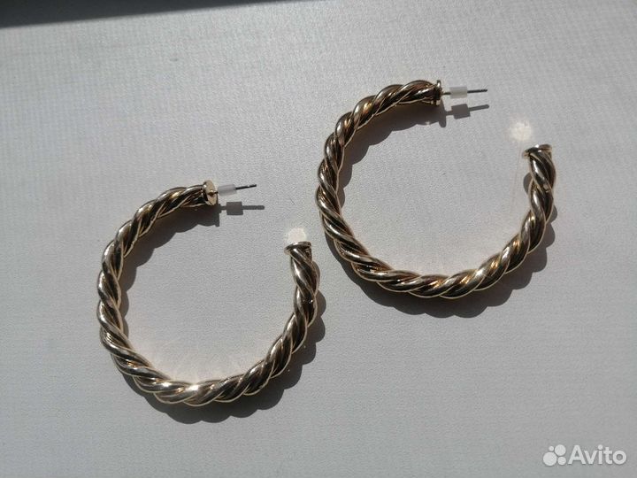 Серьги кольца